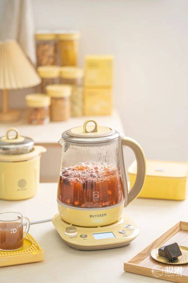 玻璃|把厨房放进“壶”里！蒸炖煮一机搞定，堪称上班族养生神器