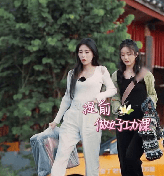 场合|赵丽颖张碧晨《中餐厅》合体场合，俩人都是单身妈妈，衣品真挺像