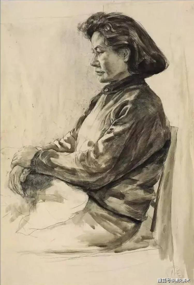 中央美术学院留校素描(半身像)精选|清央美术教育