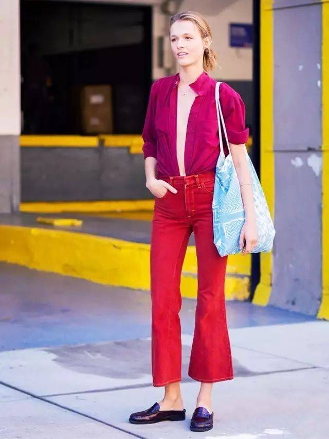 视觉|时尚穿搭 | 9分裤+平底鞋=早秋绝配