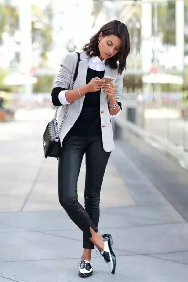 视觉|时尚穿搭 | 9分裤+平底鞋=早秋绝配