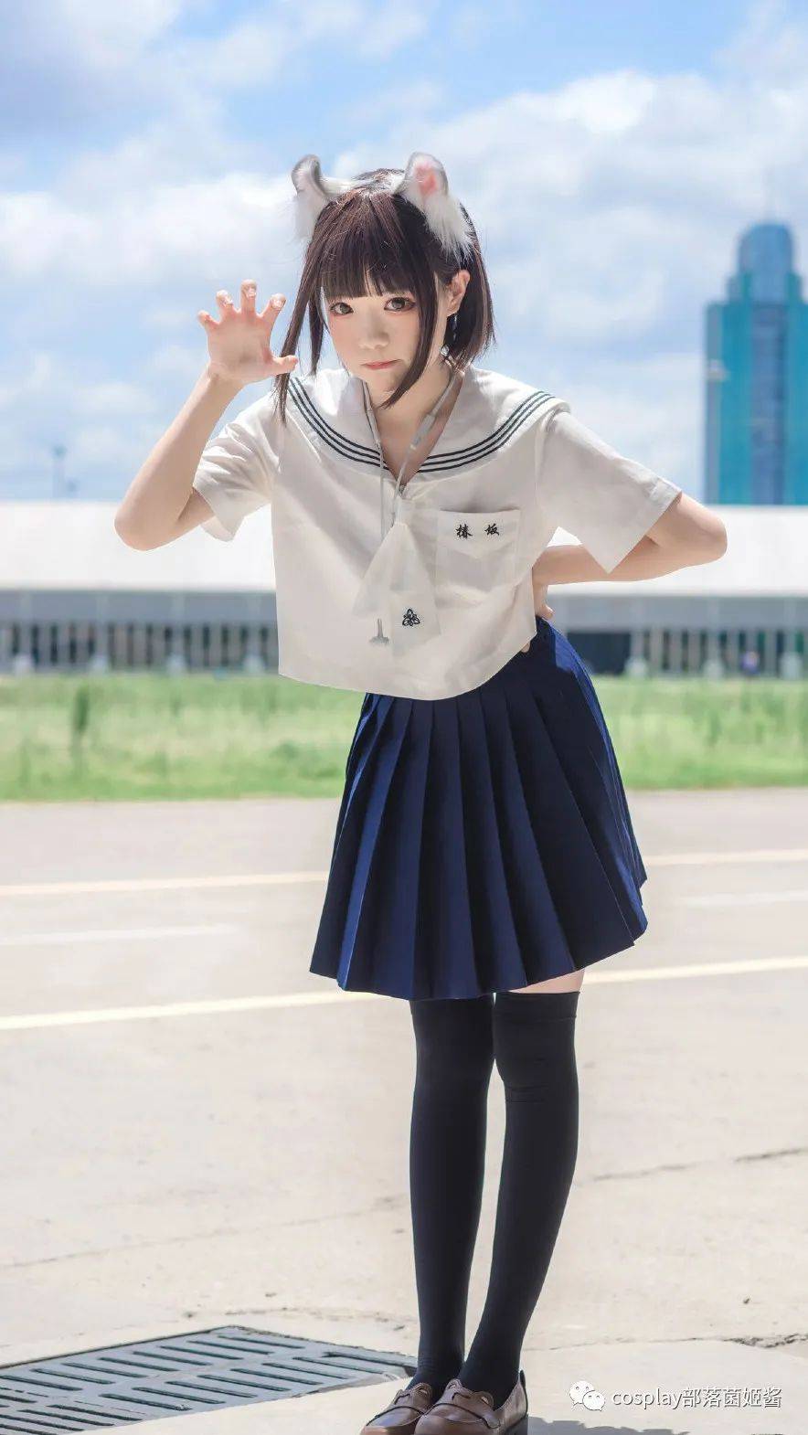 cos兽耳猫娘cos正片王胖胖