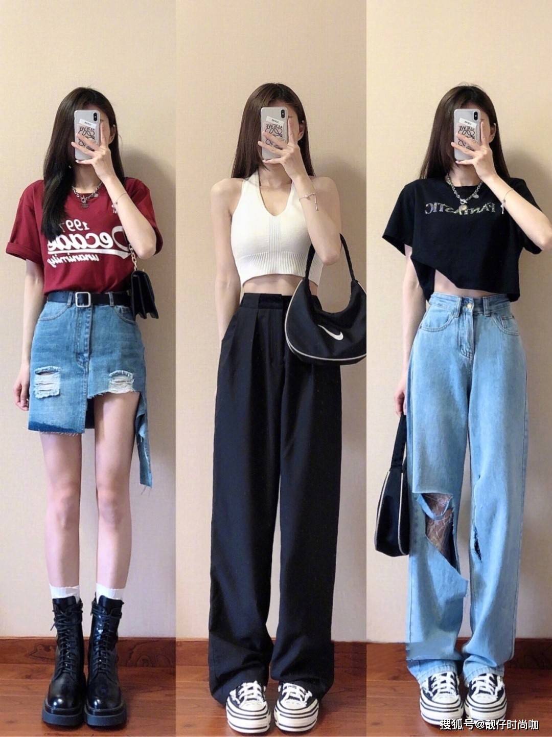 青春|初秋高性价比穿搭来啦，一双鞋子搭配不同服装，风格差异巨大！