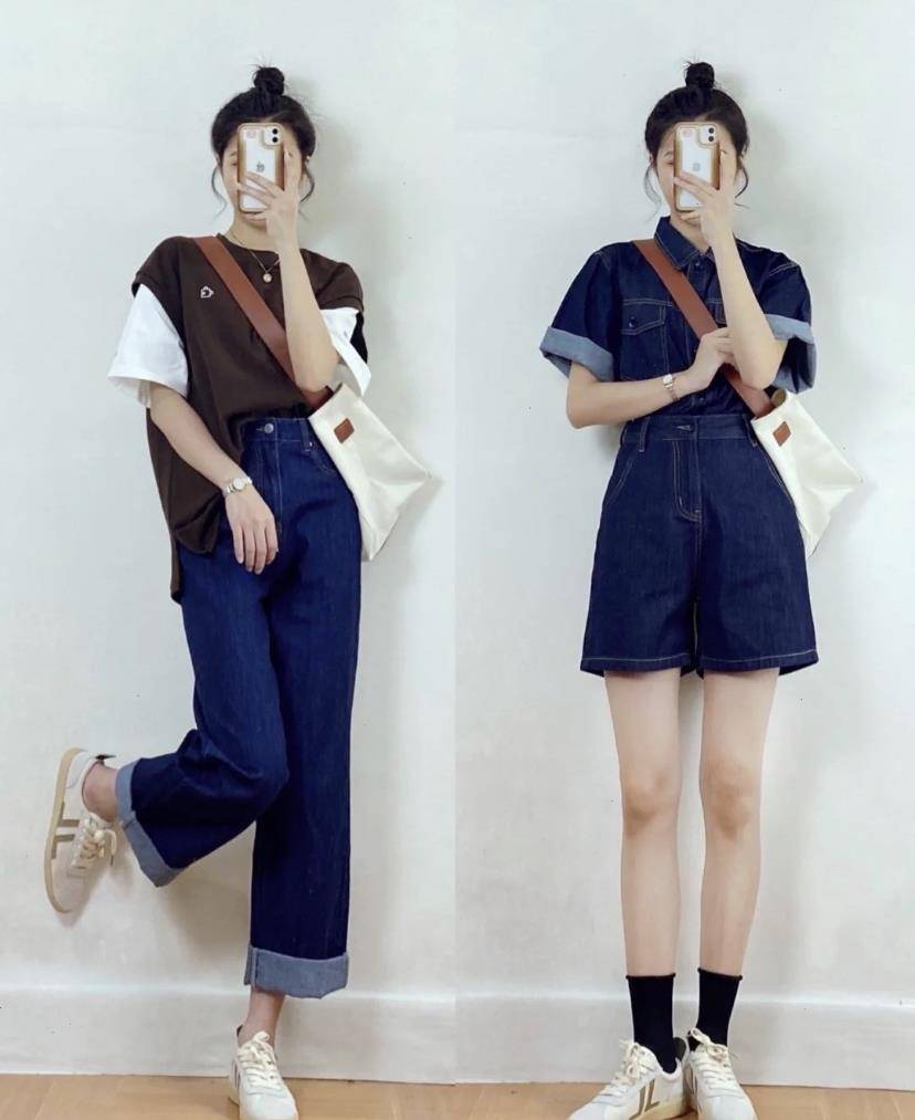 身材|今夏火了“少女感”穿搭款式,T恤+短裤,减龄还好看