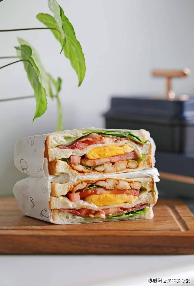 关键|自制早餐三明治怎么做更好吃?低卡营养,搭配很关键,吃了还想吃