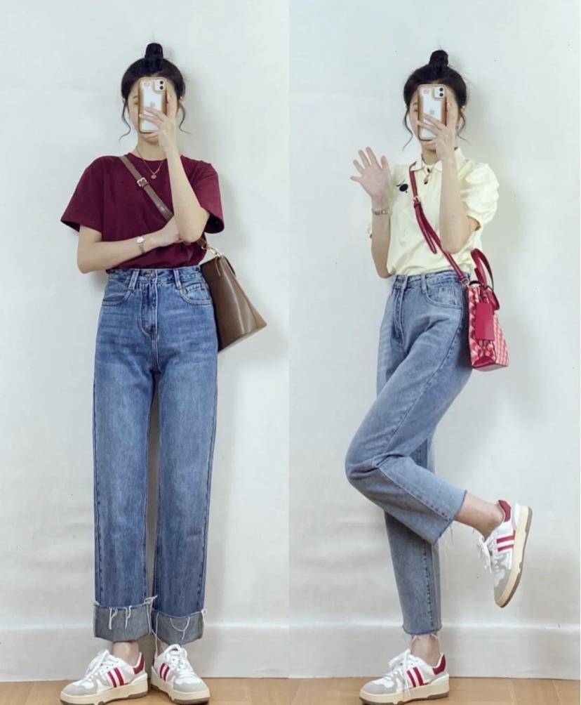 身材|今夏火了“少女感”穿搭款式,T恤+短裤,减龄还好看