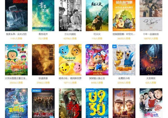 青春片|十一档新片期待值排行：《长津湖》断层第一，影帝张涵予遭受冷遇