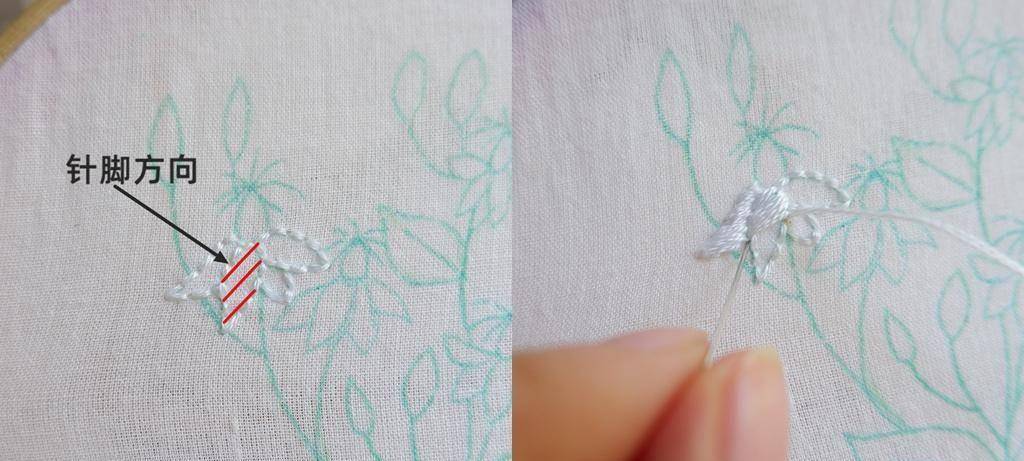 花瓣|好好的小白花,怎么就长了麻子?麻子脸小花刺绣制作教程