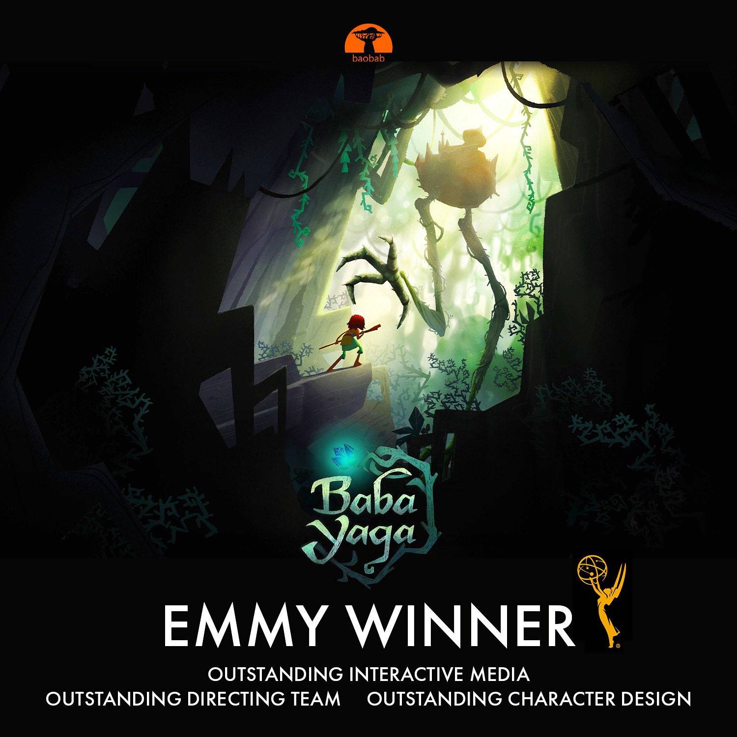 Baba|VR互动短片《Baba Yaga》收获第九个艾美奖--最佳互动媒体日间艾美奖