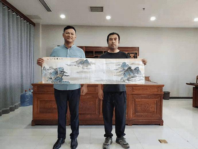 消息资讯|中国国际文化促进会副秘书长张骏与著名国画大家李强