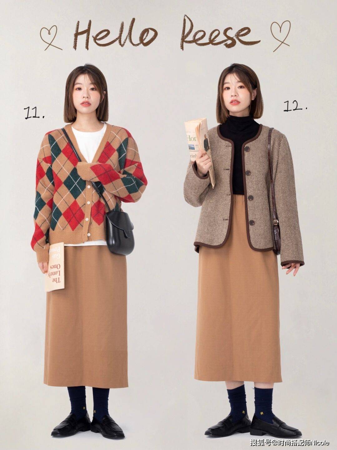 暖色|一看就很“贵”的开学季穿搭，学这个博主就够了，平价时髦超实用