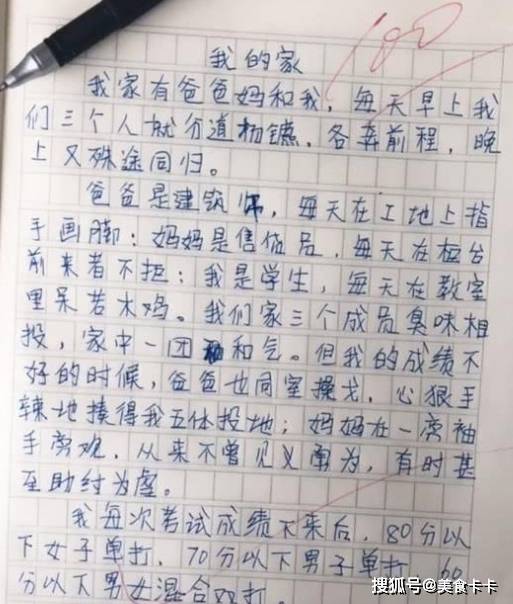 在摩尔庄园开了一家驾校 小学生作文得满分 一篇关于爱情的 老师笑出眼泪 真是人才 杰西信息网