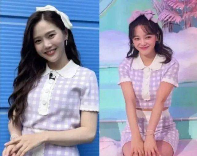 套装|这俩女顶流撞衫,不尴尬吗?