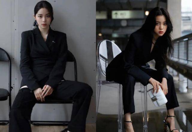 套装|这俩女顶流撞衫，不尴尬吗？