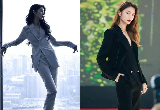 套装|这俩女顶流撞衫，不尴尬吗？