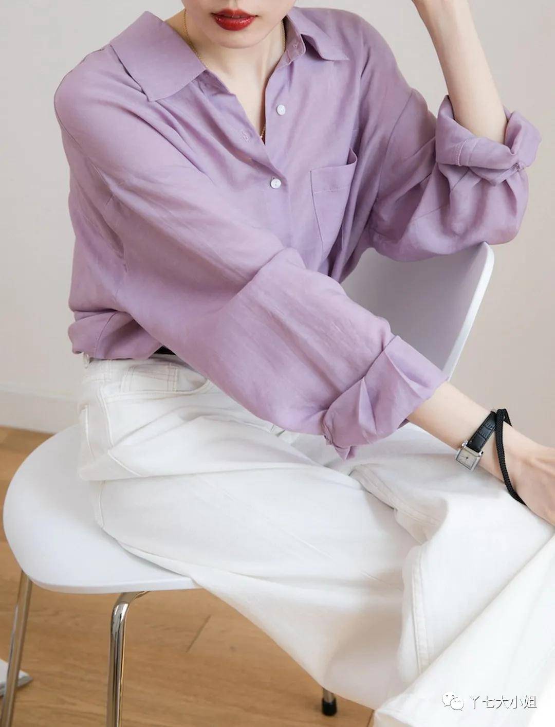 丁香紫|今天秋冬,一定要pick这两个颜色:丁香紫+市区褐