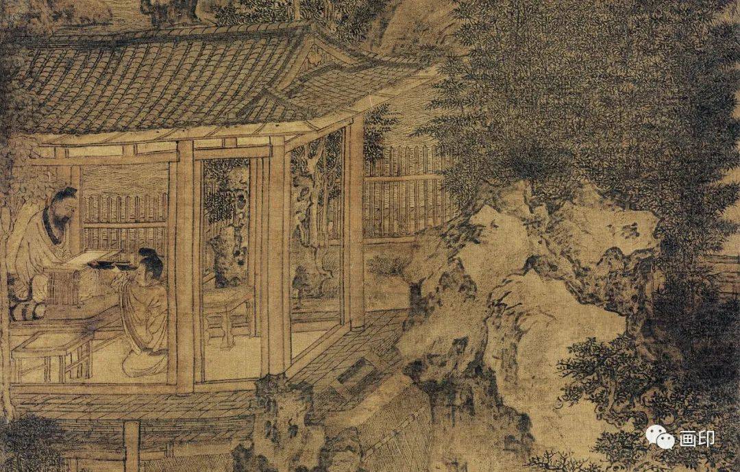 五代 · 卫贤《高士图》_孟光