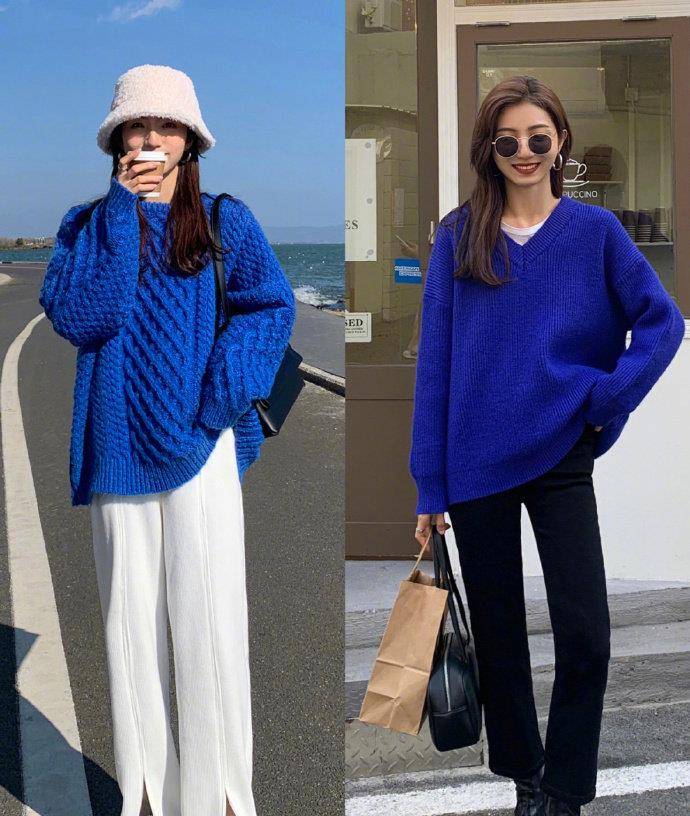 冬日|冬日最美毛衣穿搭,上身时髦又亮眼,每个颜色都来一件吧!