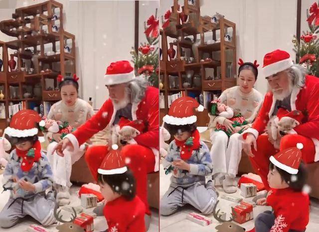 设计|张纪中太幸福！混血儿子给他洗脚，43岁女儿穿衣时髦大后妈4岁