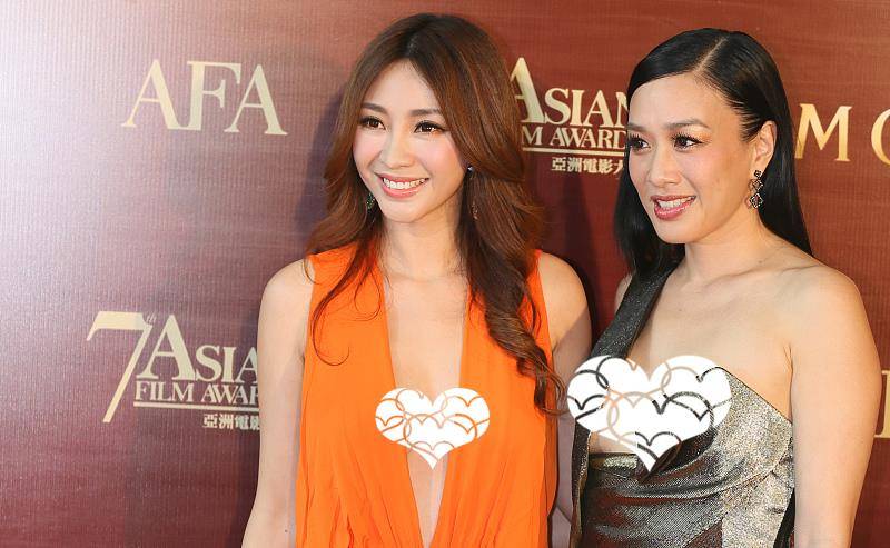 橘色|钟丽缇和柳岩虽然差10岁，但是穿衣风格很像，气质独特！