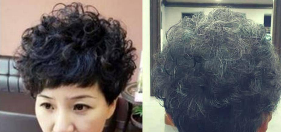 卷发|老年人怎么烫蓬松不老气？小卷洋气大卷时尚，优雅卷发蓬松又时髦