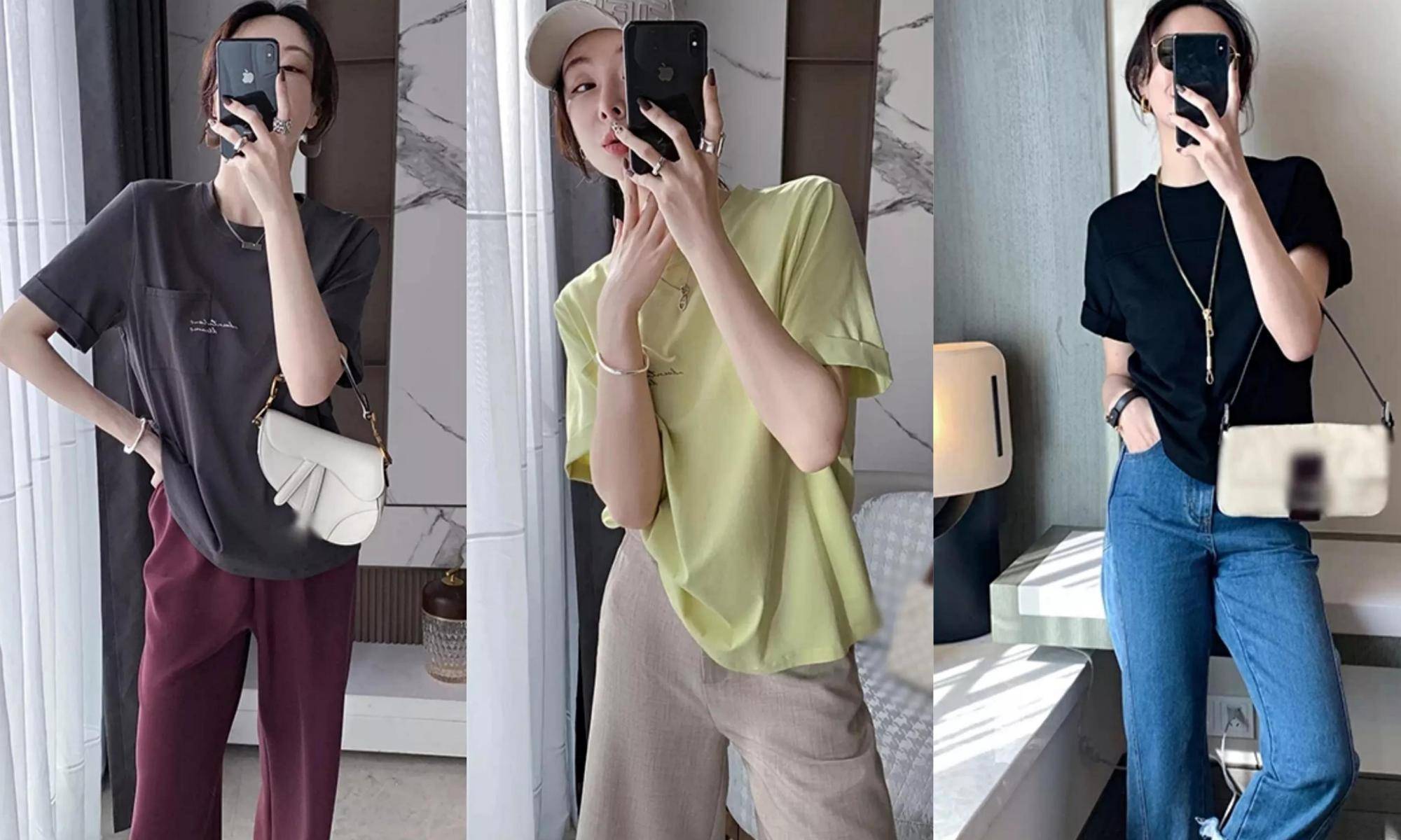 带着|讲究穿衣的女人，不会拒绝简约的轻熟风穿搭，时髦与优雅兼具