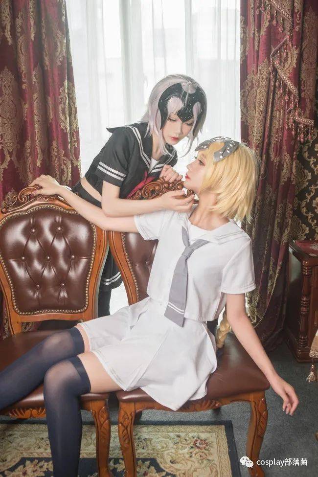 摄影|cos：黑白贞才是一对好朋友，真的很甜