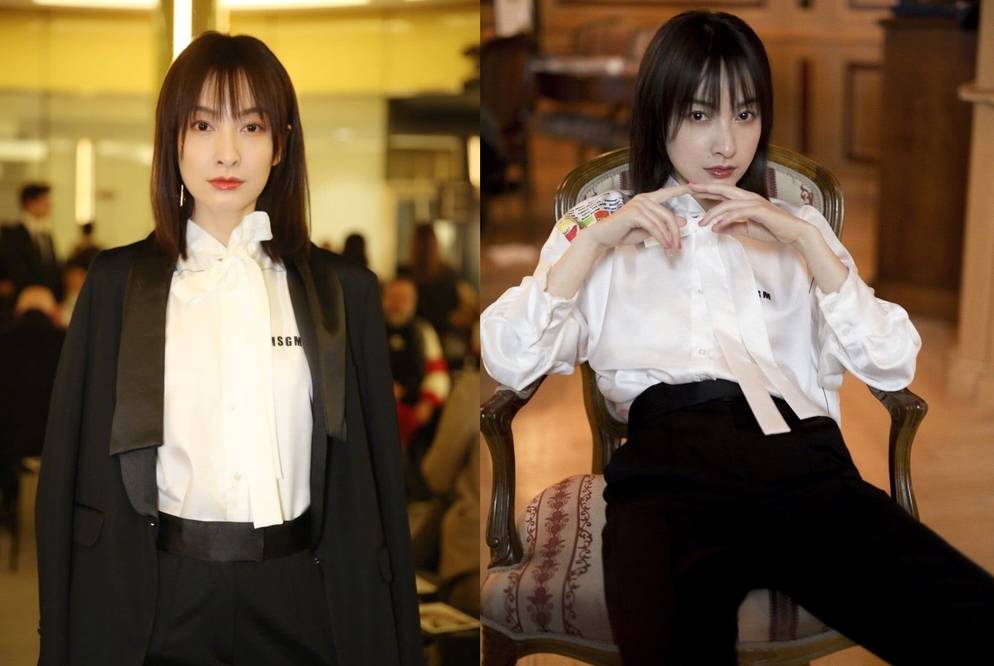 前卫|吴昕居然这么时髦，仅仅是把头发拉直了，气质大变时髦到飞起