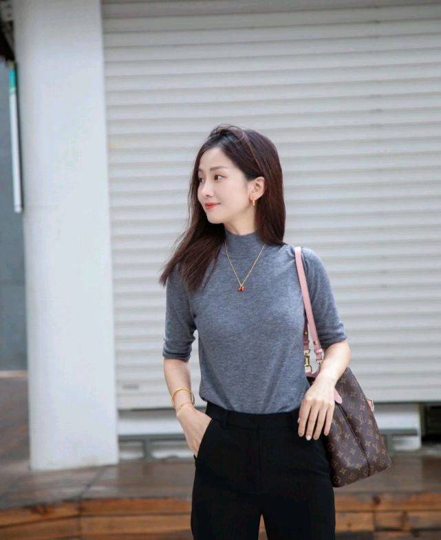 黑色|认真打扮起来的女人很美，穿搭不是为了取悦别人，而是取悦自己