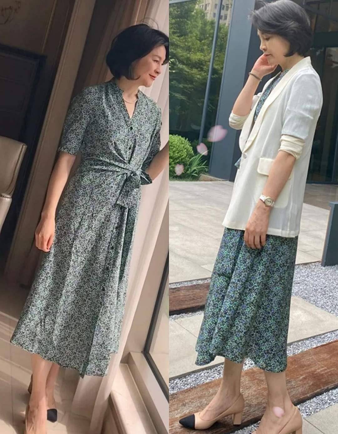 姐姐 50、60岁的女人，学着这位大龄姐姐“四穿四不穿”，优雅又女人味