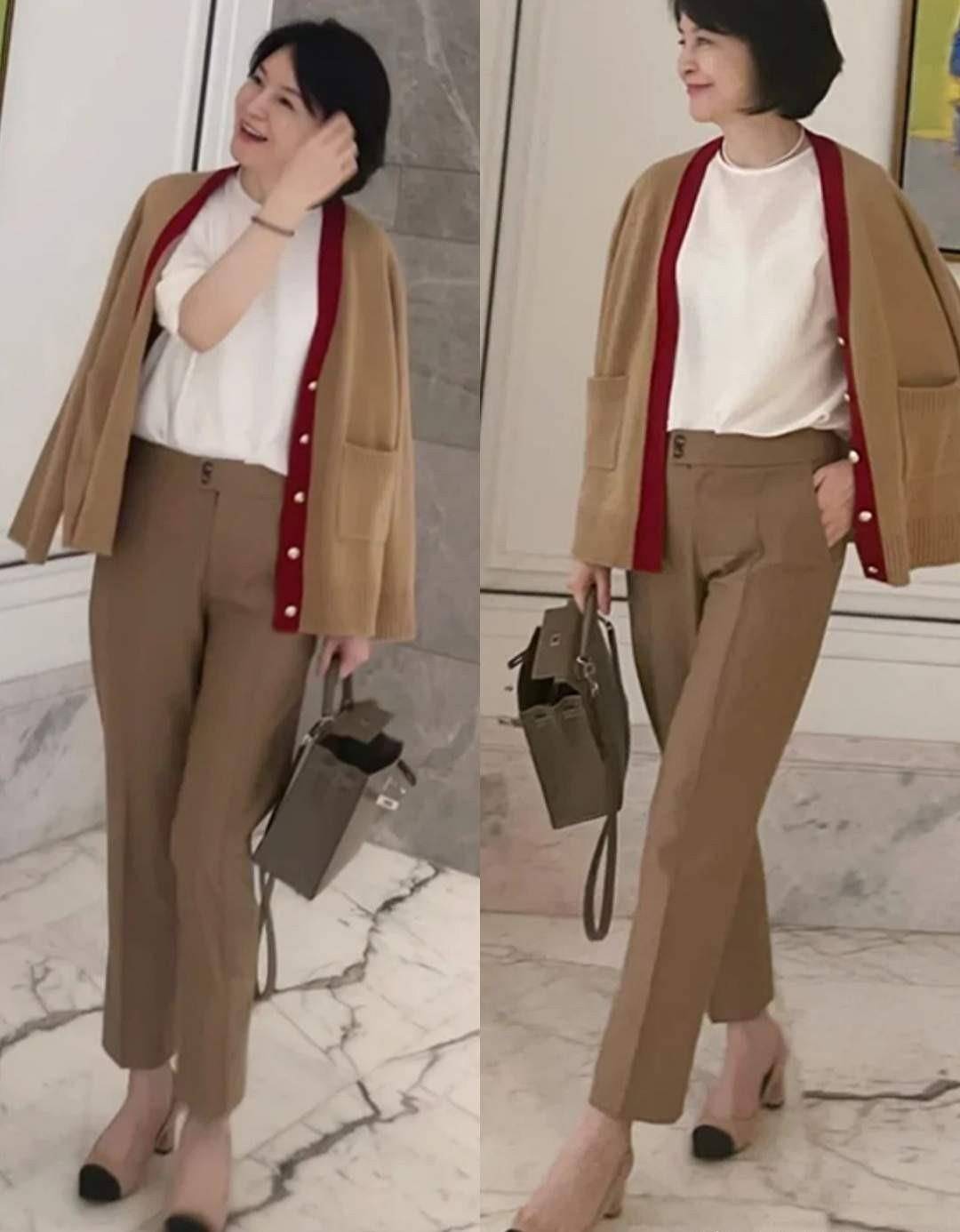 姐姐 50、60岁的女人，学着这位大龄姐姐“四穿四不穿”，优雅又女人味