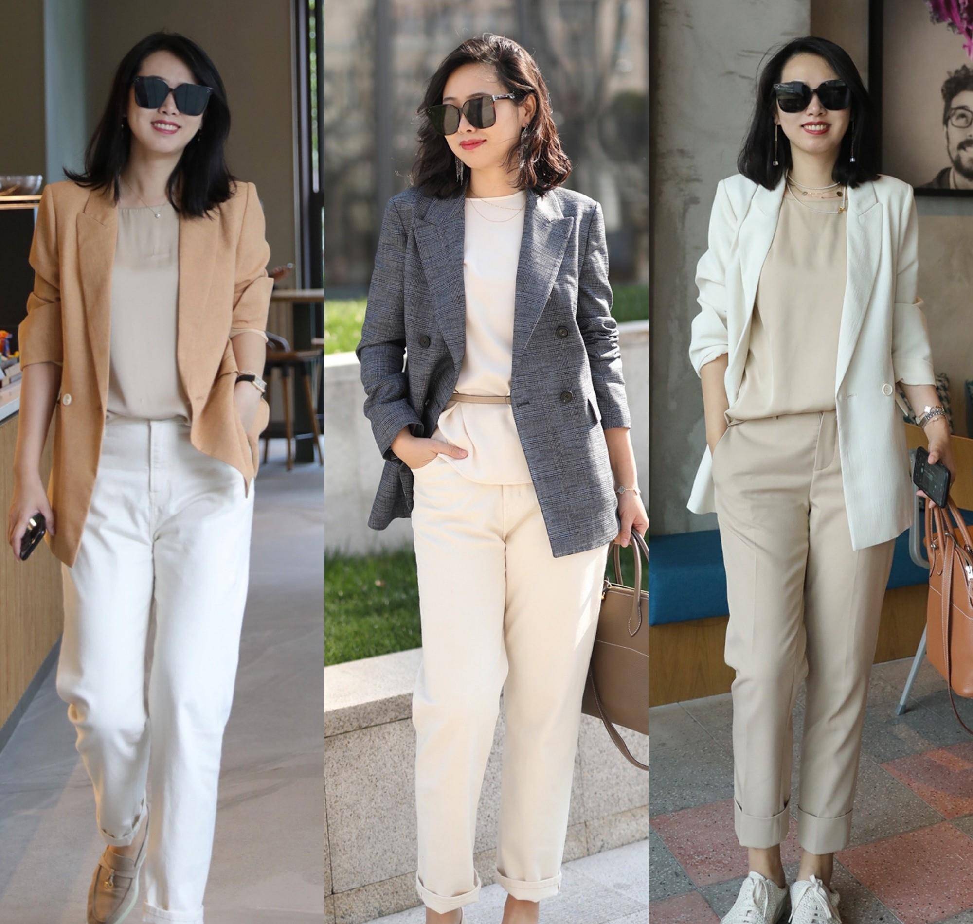 衣衣 4、50岁的女人,春天这样穿,大方得体还减龄