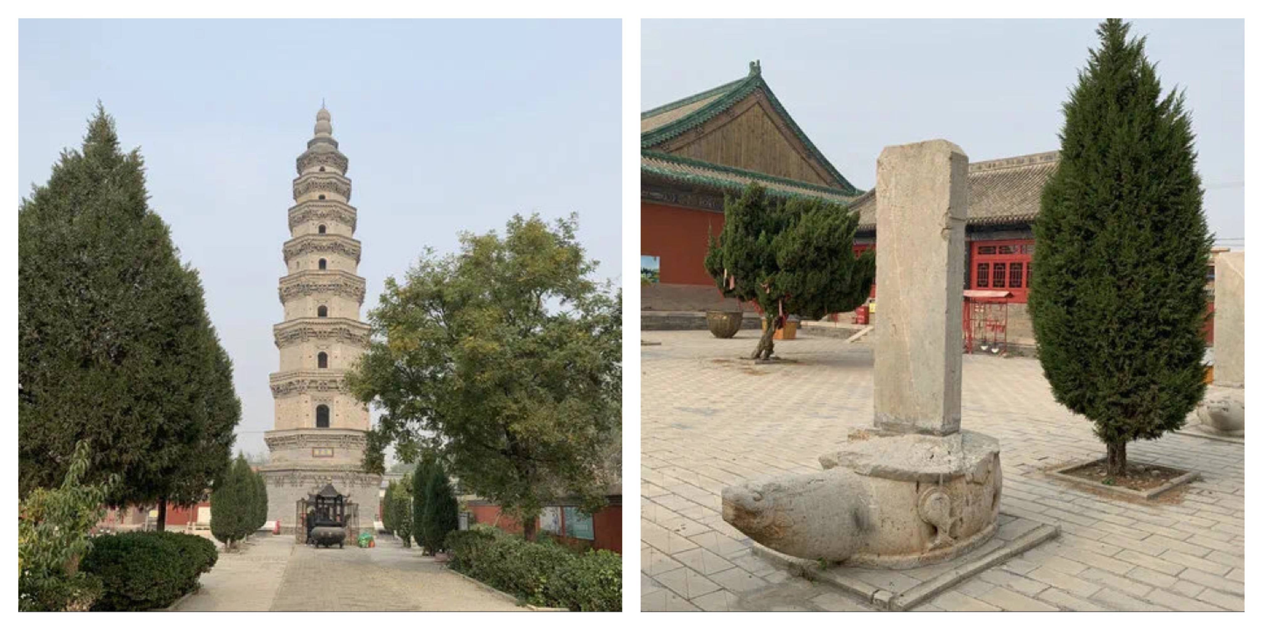 開福寺舍利塔建於北宋元豐三年(1080年),為八角十三級樓閣式雙套筒