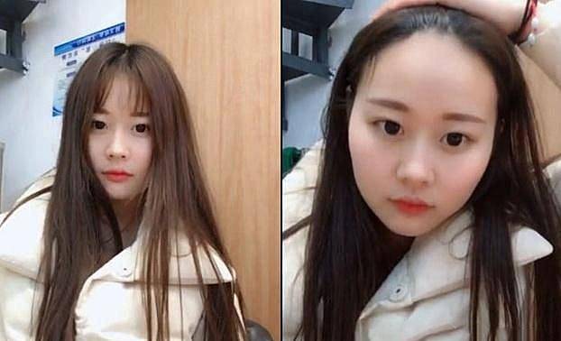 发型女生头发下到底藏了几张脸？掀起头发的瞬间，网友：打扰了