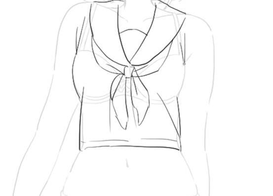 画法 各类高中生制服的绘画方法