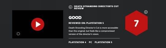 剪辑版|《死亡搁浅：导剪版》IGN 7分 容易上手、内容易理解