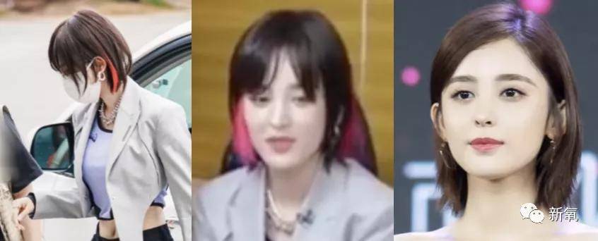 发型为什么娜扎搞个挑染能让颜值泥石流崩塌…