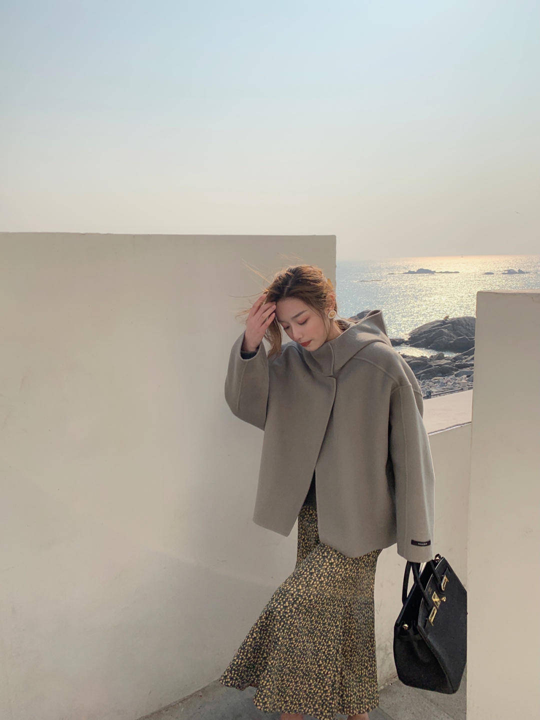 身材 毛呢外套不能乱穿，这几个搭配思路值得借鉴，远离拖沓，高级精致