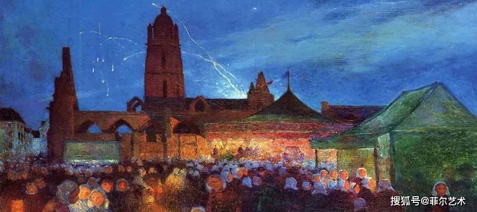 法国后印象派画家67费迪南德洛恩杜普伊高多油画作品欣赏