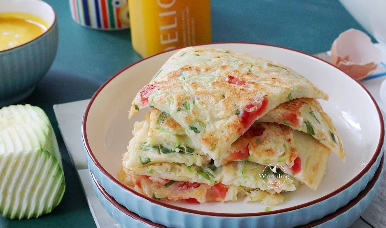 煎饼|儿子点名吃的早餐，我连着做了5天，居然吃上瘾，每次都光盘