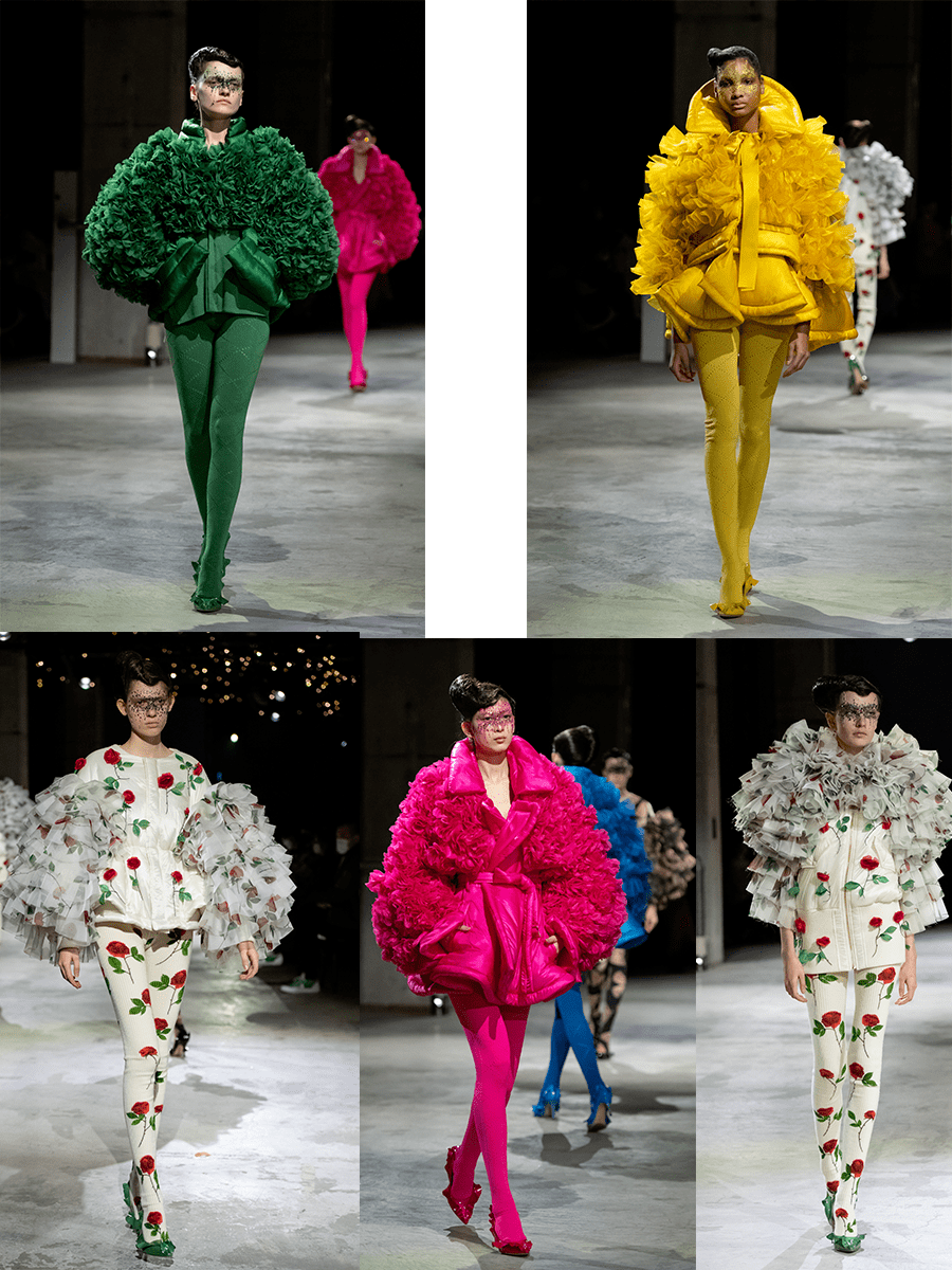 颜色 Undercover 2021秋冬，从不同的角度出发，以个人和情感化来阐释潮流