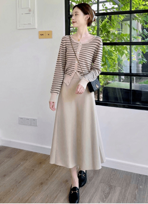 皮鞋 初秋的韩系小清新穿搭示范，减龄又好看，时髦精最爱！