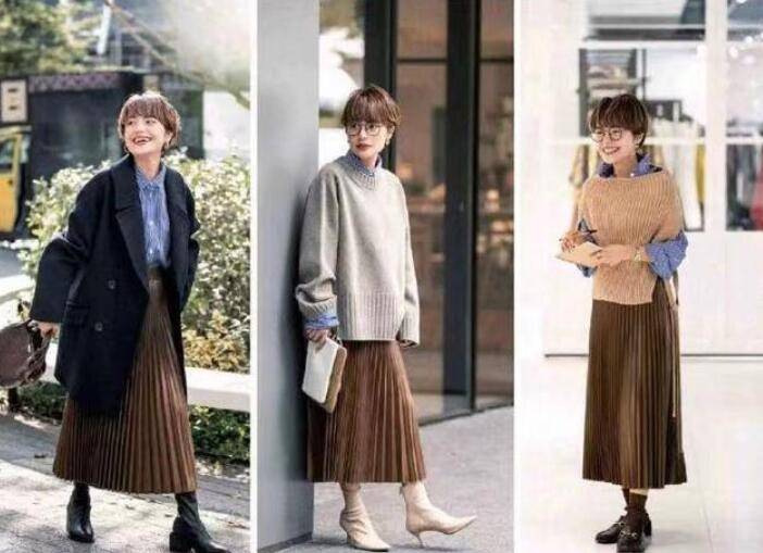呢子 穿搭会使你整个人看起来格外的知性，比较适合一些职场女性