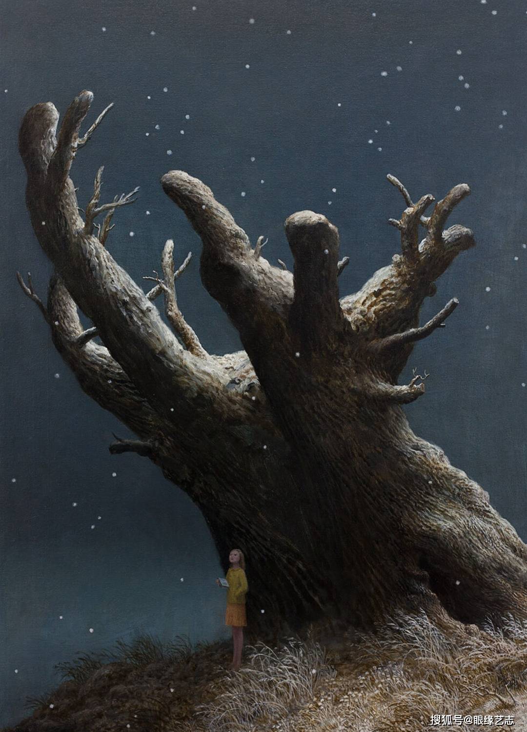 原创聆听灰寂之处的低语孤独时刻应该画出虚无还是记住欲望