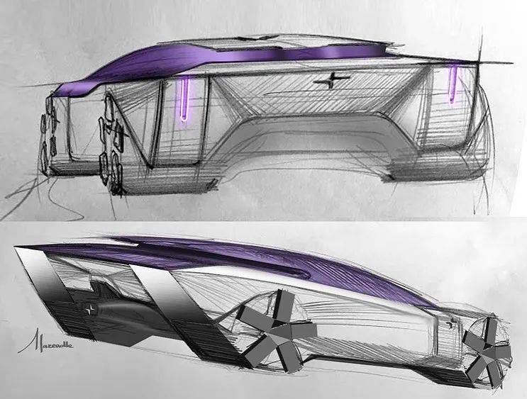 林枫淇 优质Sketch集！汽车设计师林枫淇设计集/极星近期设计师投稿sketch分享