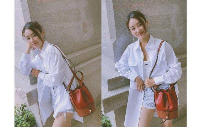 整体 袁姗姗“少女腿”绝了！修长笔直超有魅力，健身的身材果然不一样