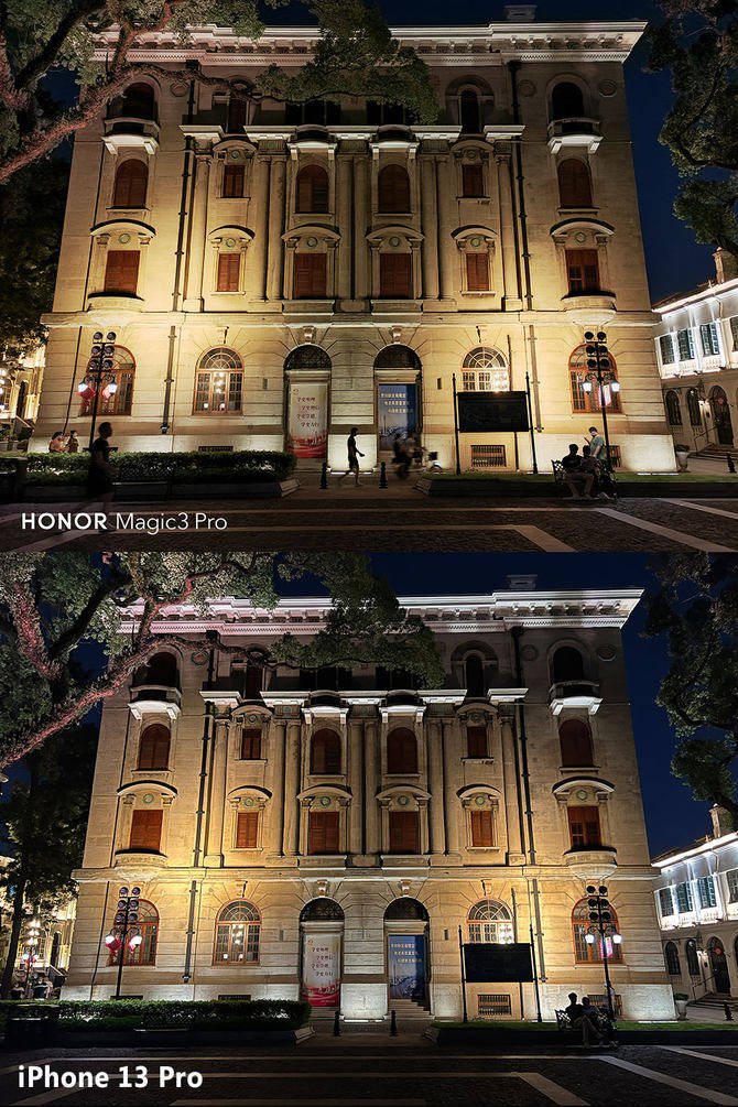 细节|荣耀Magic3 Pro对决iPhone 13 Pro：融合计算摄影哪家强？