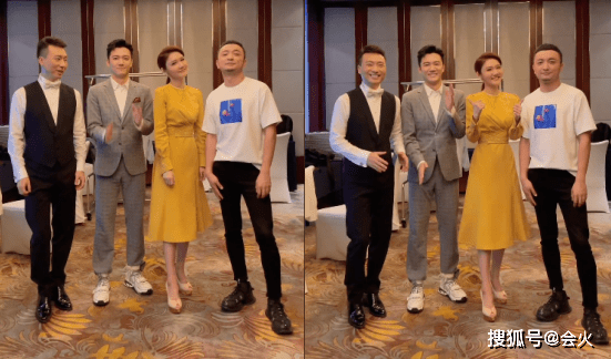 栏目央视天团同框热舞！康辉动作迟缓一脸尴尬，龙洋穿紧身裙秀小蛮腰