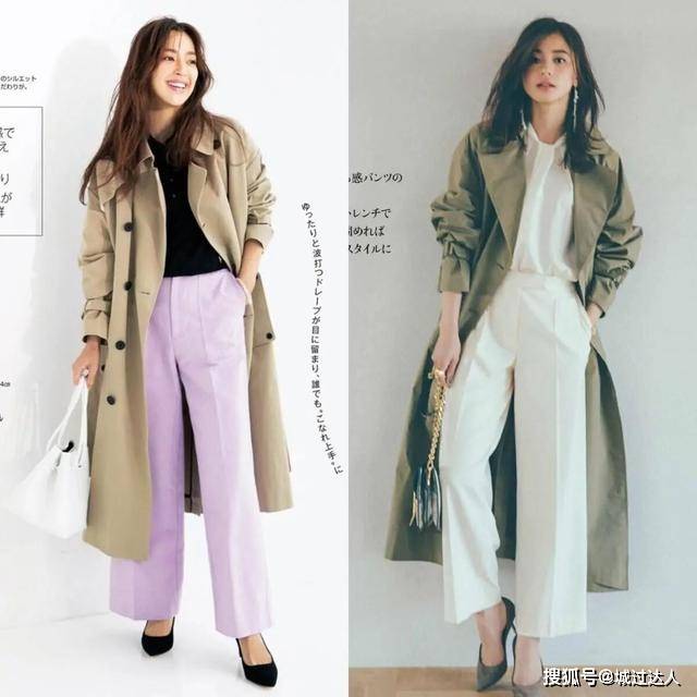 服装 秋季，“风衣”怎么穿更优雅？试试这样搭配，气质百搭又实用