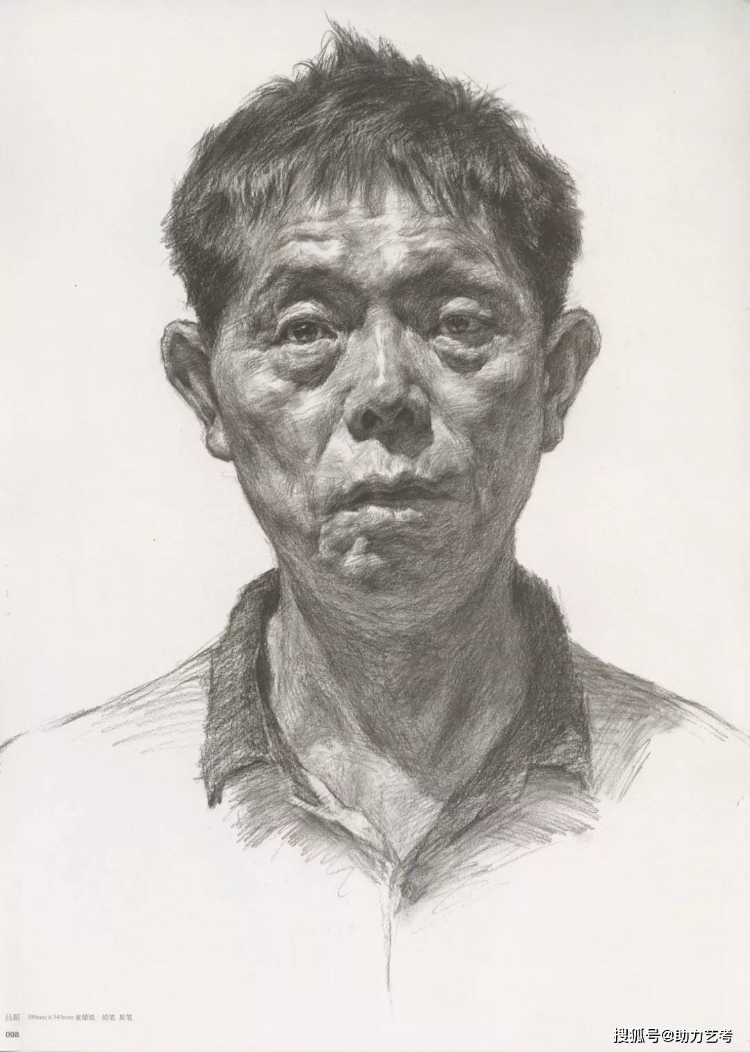 头像怎样画好素描老年人头像？注意这两点，画面效果会吓到你